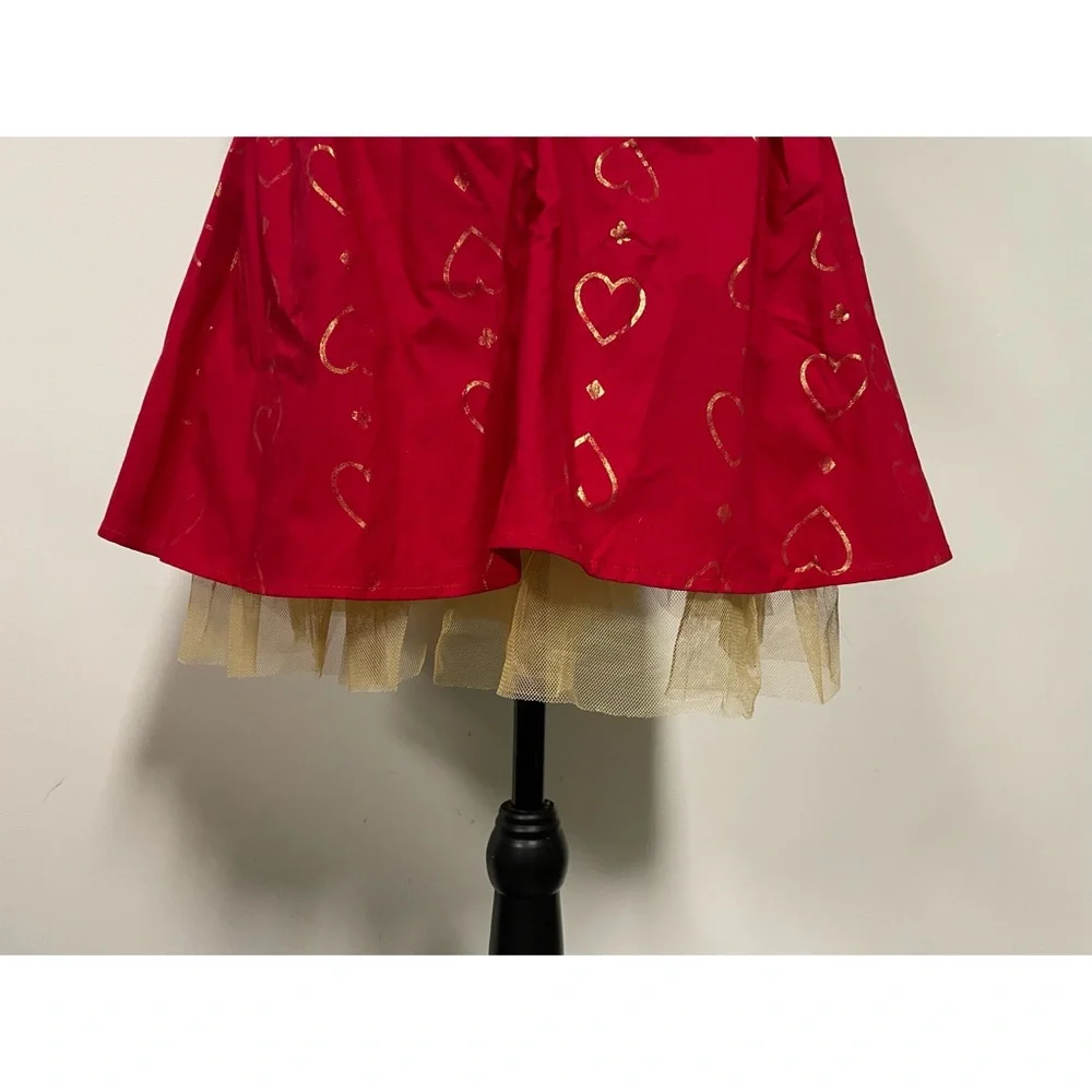 NWT Hot Topic Disney Classic Red Queen Dress Costume Size S - Picture 13 of 14